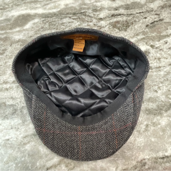 Country Gentleman wool blend newsboy cap cabby hat size Medium - Picture 6 of 6